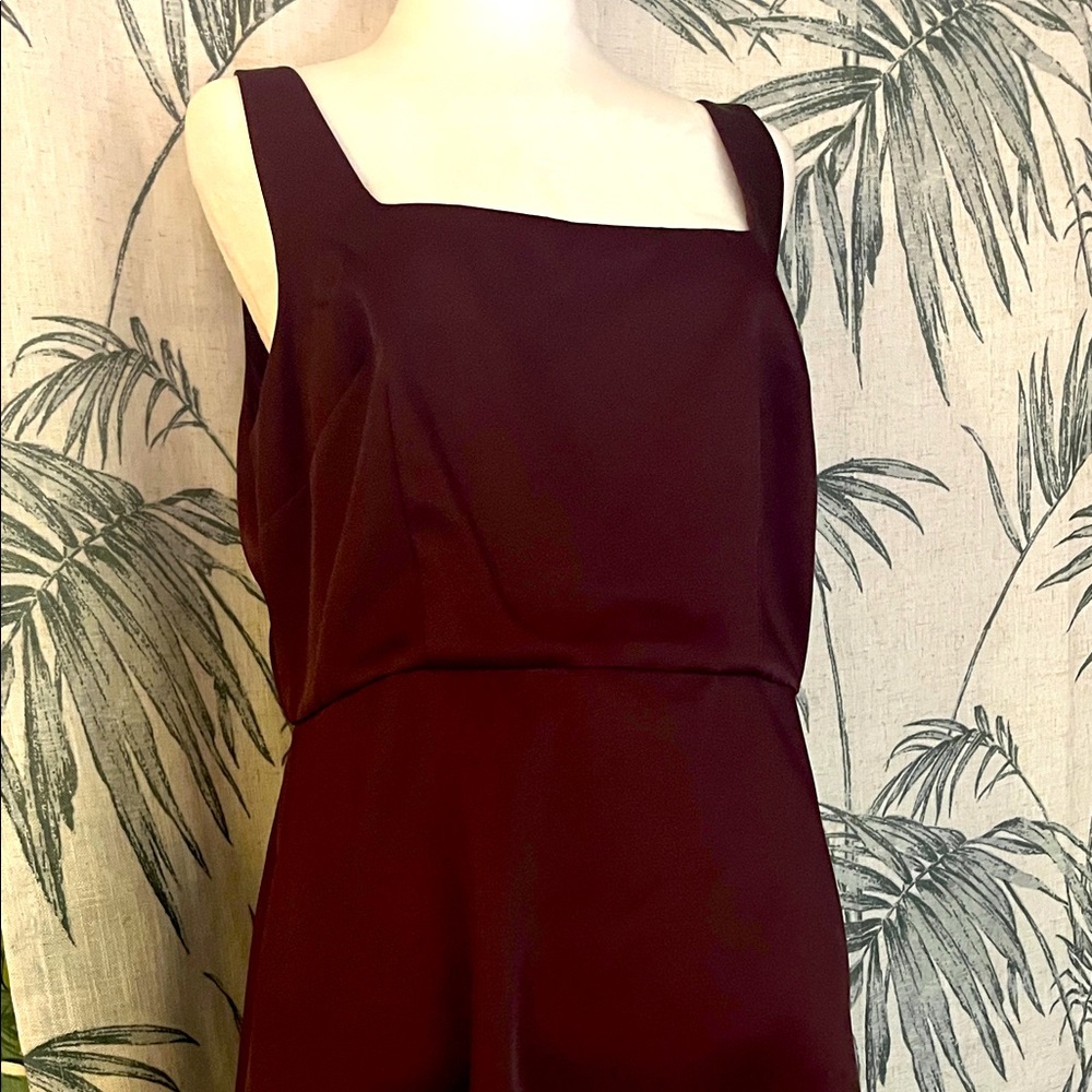 A new day Elegant Sleeveless Burgundy Dress new 12